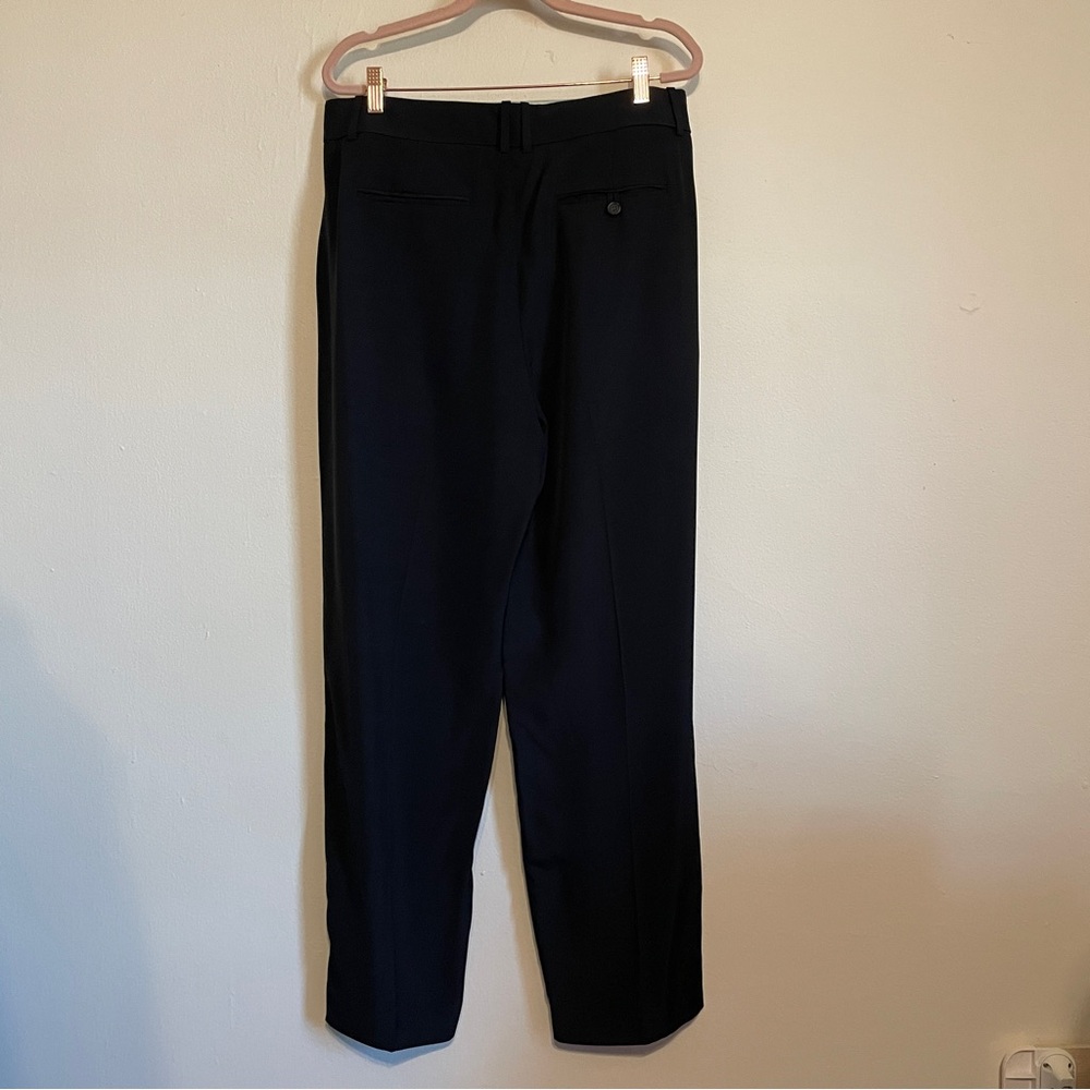 🔥 J. Crew | Black Tapered Essential Pants/Trousers in Drapey Viscose 12 NWT - Picture 5 of 5